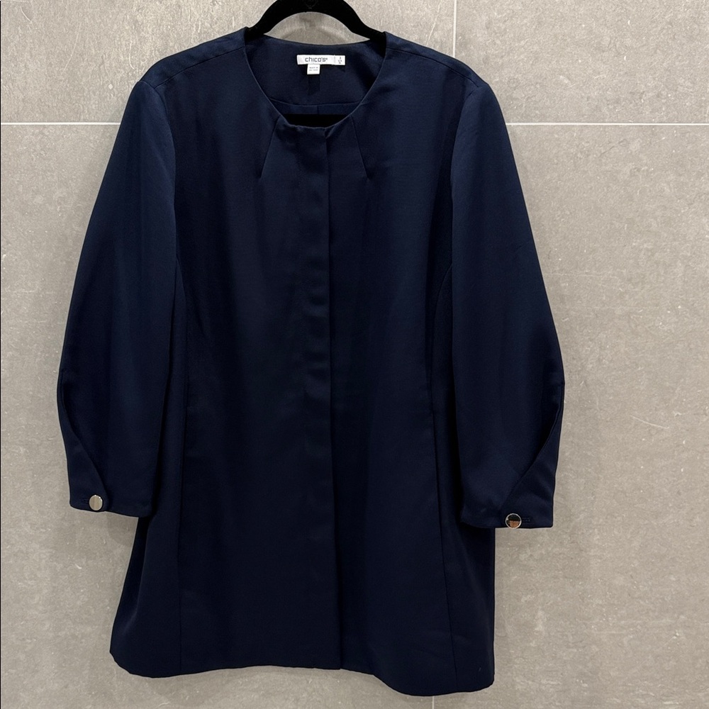 Chico's size 3 - Stylish Navy Suit Jacket